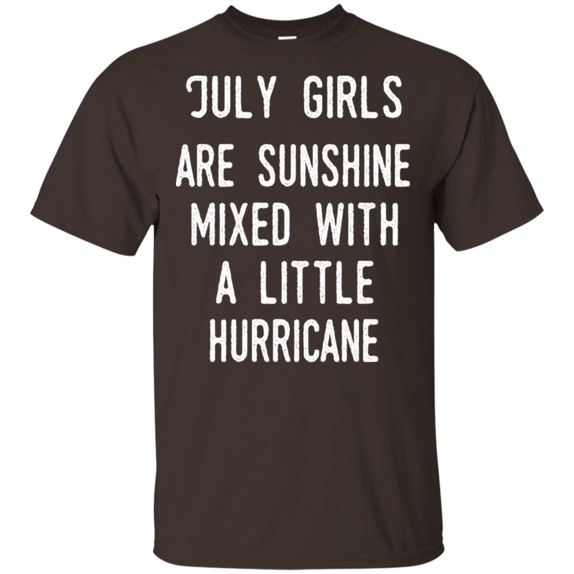 July Girls Are Sunshine Mixed With A Little Hurricane T-Shirts, Hoodie, Tank
