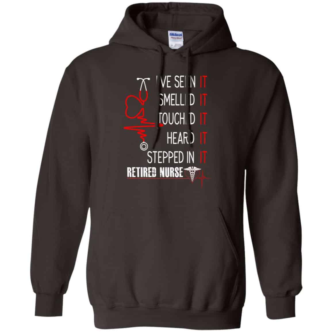 I’ve Seen It Smelled It Touched It Heard It Stepped In It Retired Nurse Shirt, Hoodie, Tank