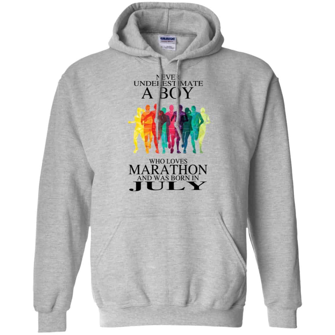 A Boy Who Loves Marathon And Was Born In July T-Shirts, Hoodie, Tank