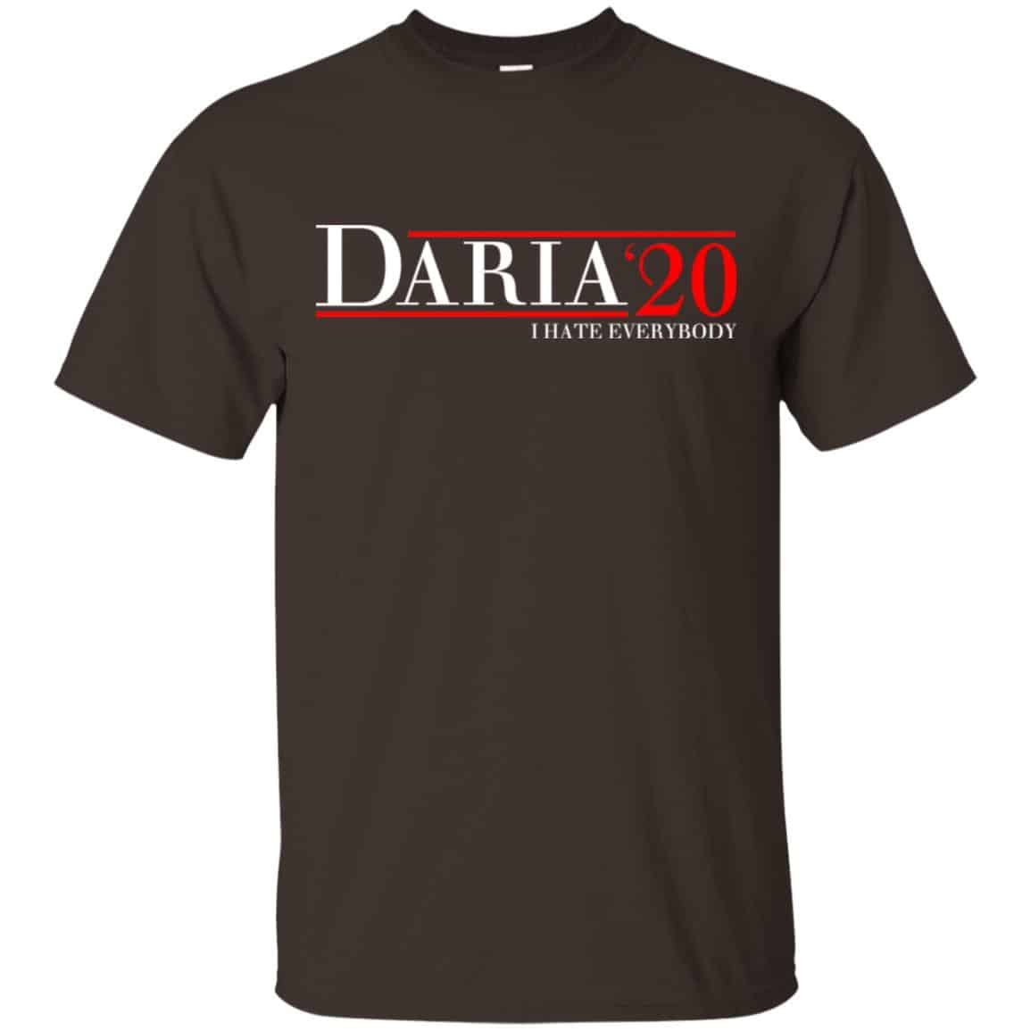Daria 2020 I Hate Everybody T-Shirts, Hoodie, Tank