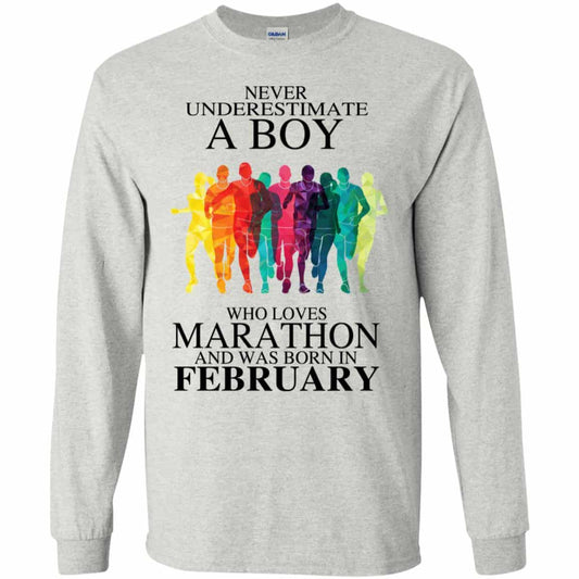 
	A Boy Who Loves Marathon And Was Born In February T-Shirts, Hoodie, Tank