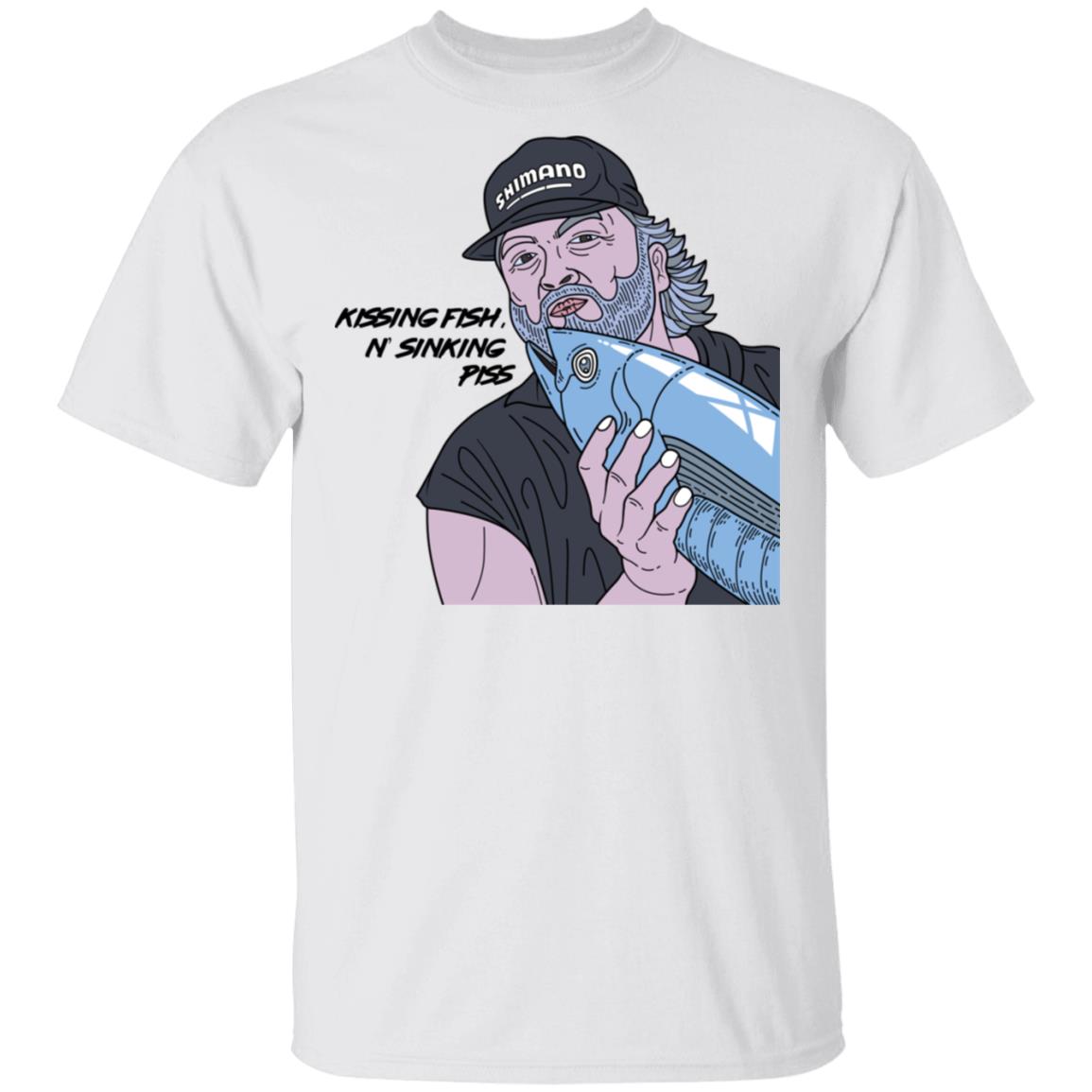 Shimano Kissing Fish N Sinking Piss Shirt, Hoodie, Tank