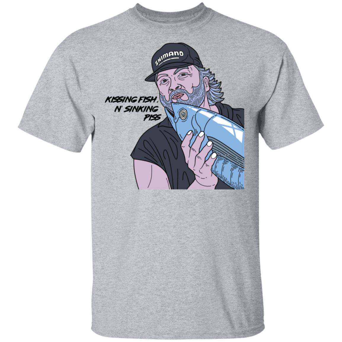 Shimano Kissing Fish N Sinking Piss Shirt, Hoodie, Tank