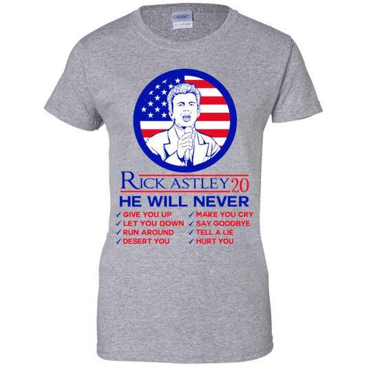 Rick Astley 2020 He Will Never T-Shirts, Hoodie, Tank