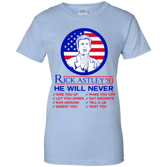 
	Rick Astley 2020 He Will Never T-Shirts, Hoodie, Tank