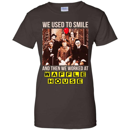 We Used To Smile And Then We Worked At Waffle House Halloween Shirt, Hoodie, Tank