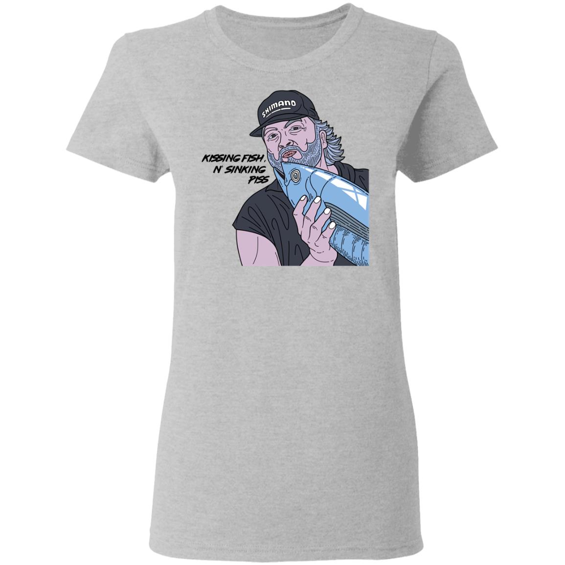 Shimano Kissing Fish N Sinking Piss Shirt, Hoodie, Tank