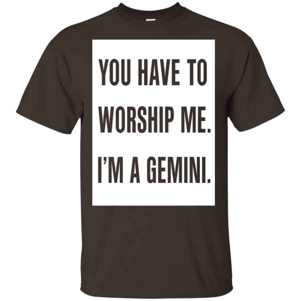 You Have To Worship Me I’m A Gemini Shirt, Hoodie, Tank