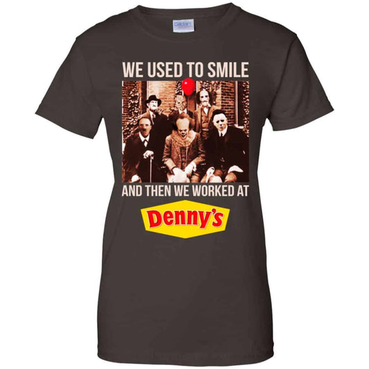 We Used To Smile And Then We Worked At Denny’s Halloween Shirt, Hoodie, Tank