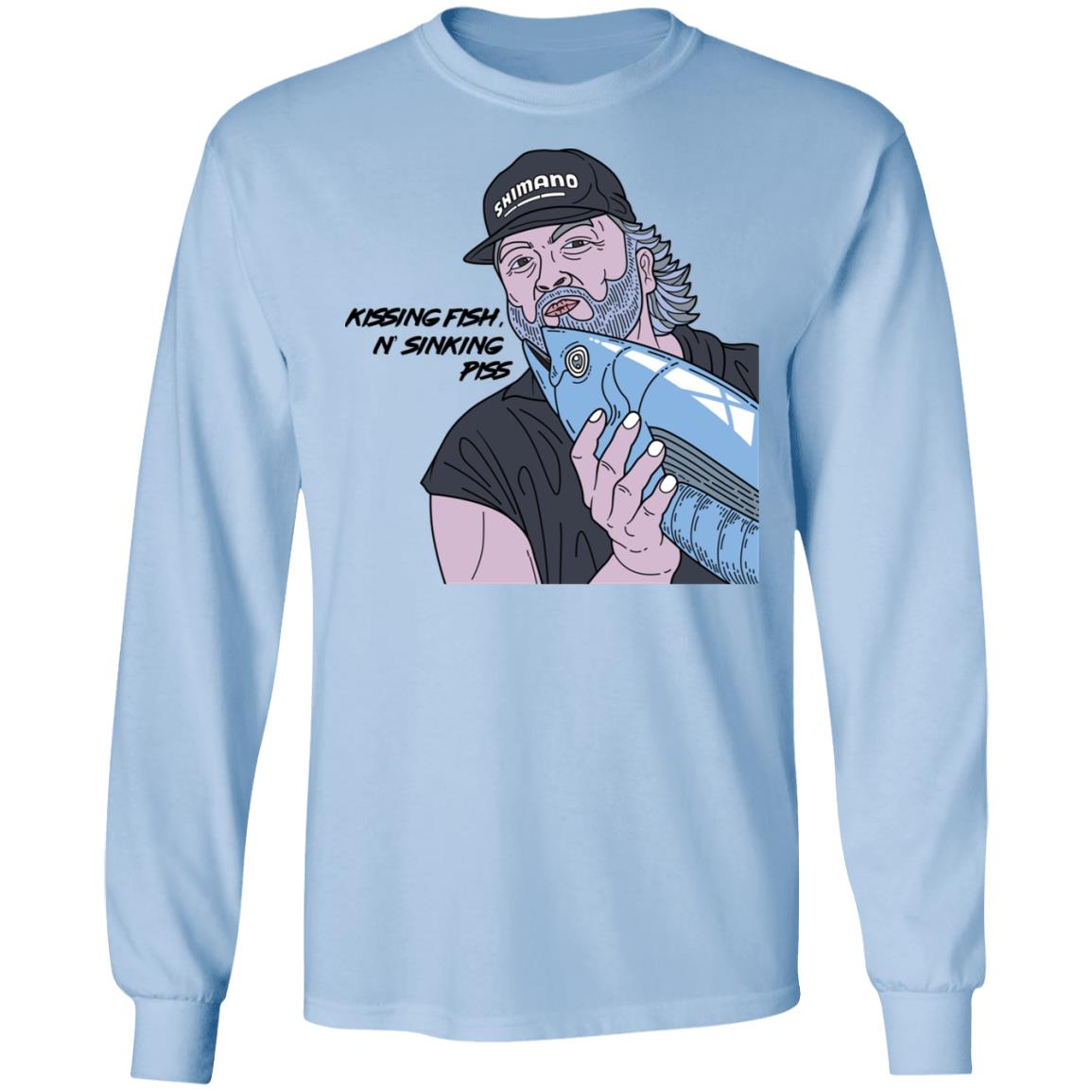 Shimano Kissing Fish N Sinking Piss Shirt, Hoodie, Tank