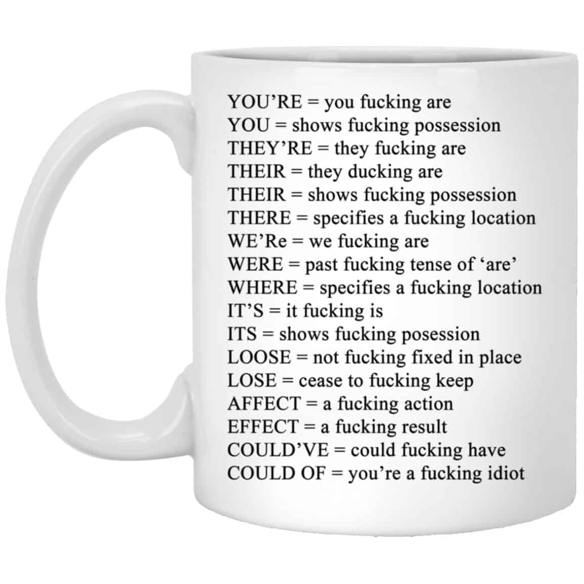 
	You’re You Fucking Are Mug