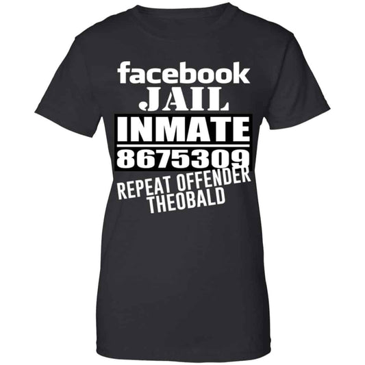 
	Facebook Jail Inmate 8675309 Repeat Offender Theobald Shirt, Hoodie, Tank