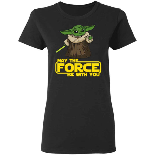 Baby Yoda May The Force Be With You Shirt, Hoodie, Tank