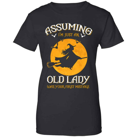 
	Assuming I’m Just An Old Lady Was Your First Mistake Halloween Shirt, Hoodie, Tank