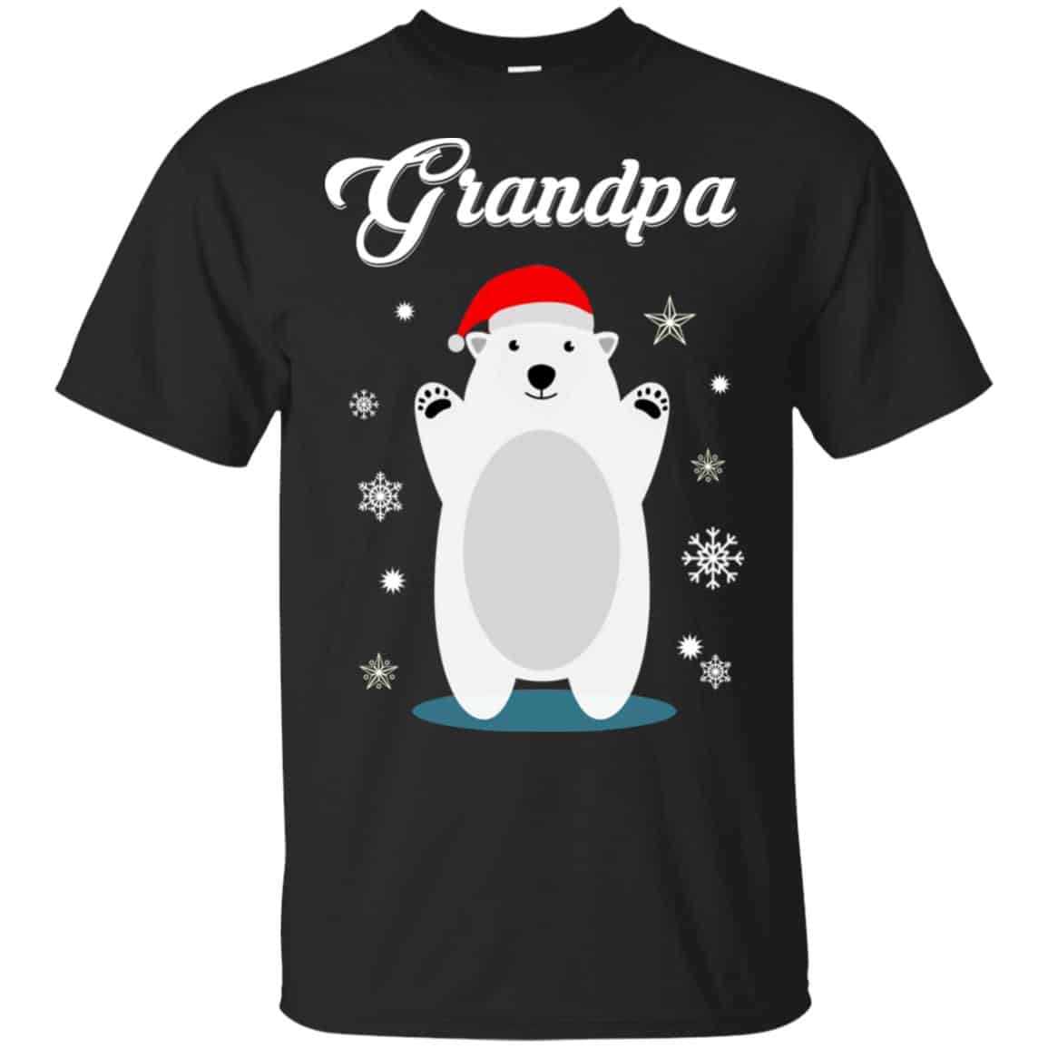 Grandpa Bear Christmas Santa Pajamas T-Shirts, Hoodie, Sweater