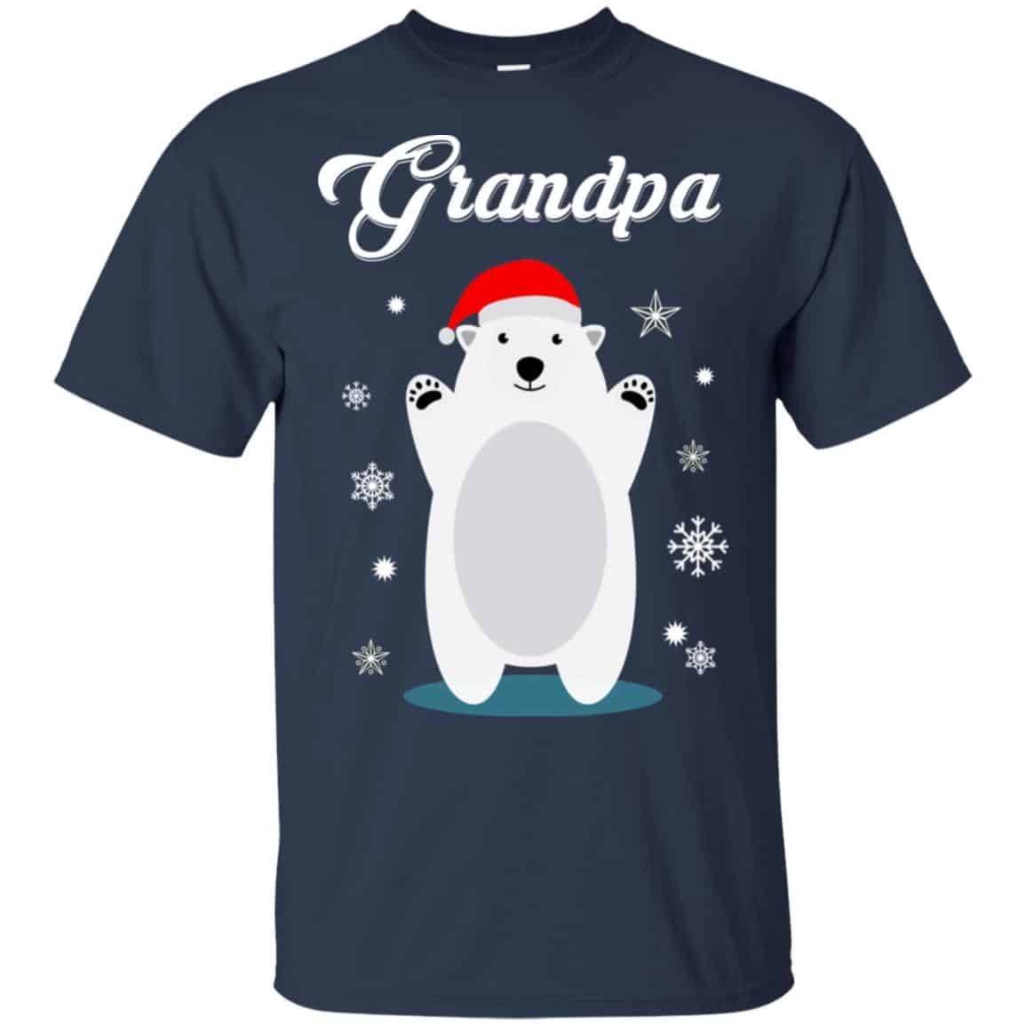 Grandpa Bear Christmas Santa Pajamas T-Shirts, Hoodie, Sweater