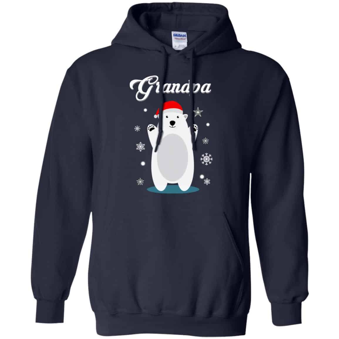 Grandpa Bear Christmas Santa Pajamas T-Shirts, Hoodie, Sweater