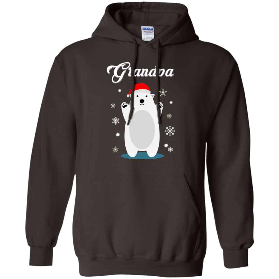 Grandpa Bear Christmas Santa Pajamas T-Shirts, Hoodie, Sweater