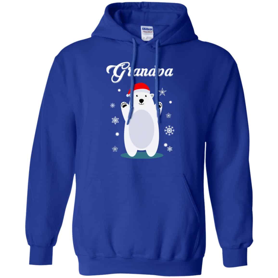 Grandpa Bear Christmas Santa Pajamas T-Shirts, Hoodie, Sweater