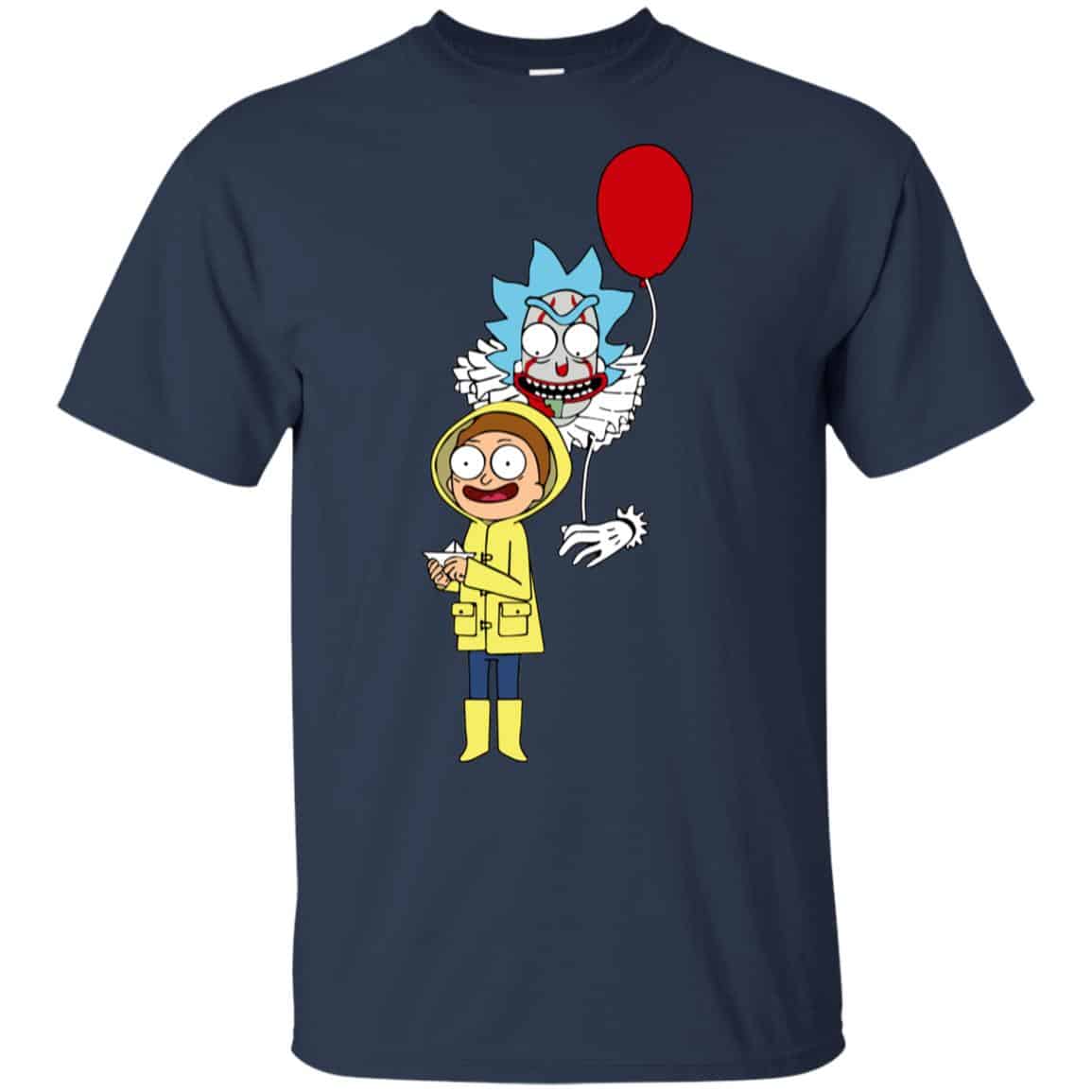 Rick and Morty IT shirt: Pennywise Rick And Morty Halloween Shirt, Hoodie, Tank