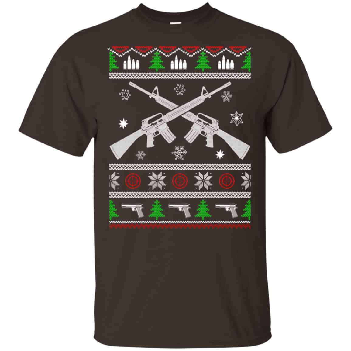 I Want Rifle Guns For Christmas Ugly Christmas Sweater, T-Shirts, Hoodie