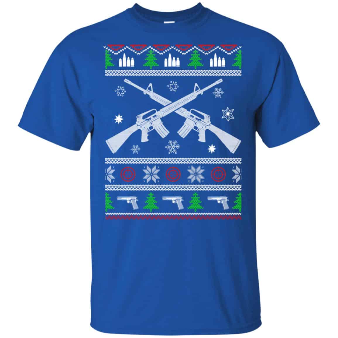 I Want Rifle Guns For Christmas Ugly Christmas Sweater, T-Shirts, Hoodie