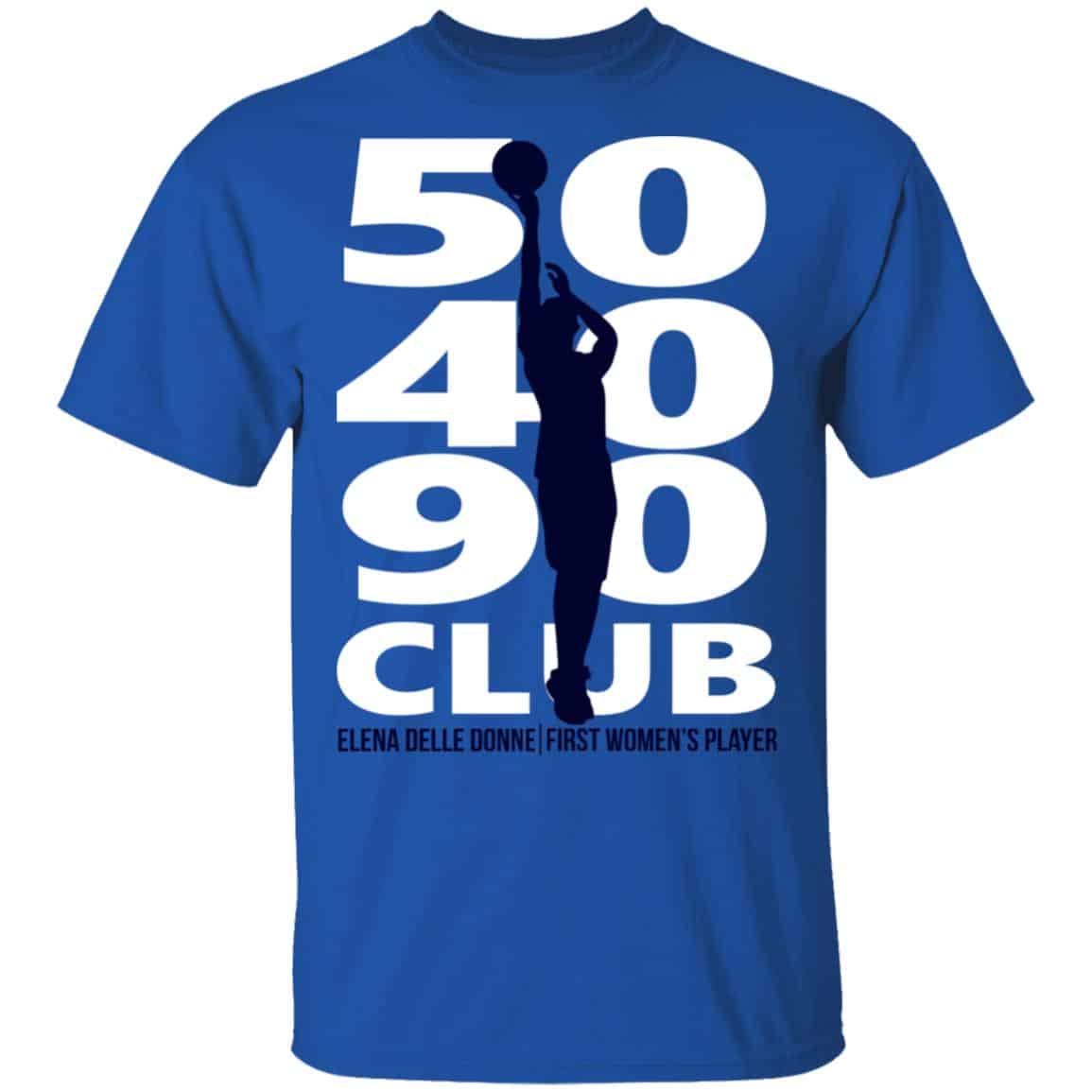 Elena Delle Donne 50-40-90 Club Shirt, Hoodie, Tank