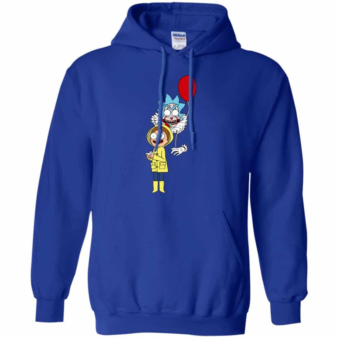 Rick and Morty IT shirt: Pennywise Rick And Morty Halloween Shirt, Hoodie, Tank