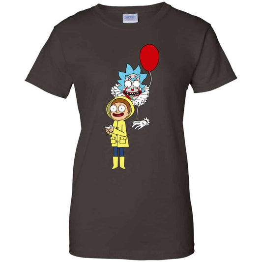 Rick and Morty IT shirt: Pennywise Rick And Morty Halloween Shirt, Hoodie, Tank