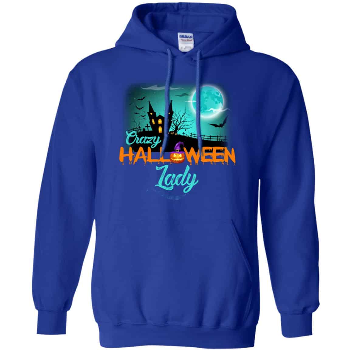 Crazy Halloween Lady Shirt, Hoodie, Racerback