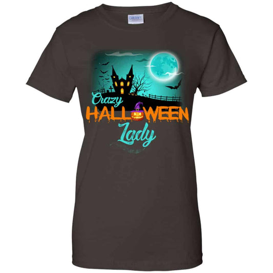 Crazy Halloween Lady Shirt, Hoodie, Racerback