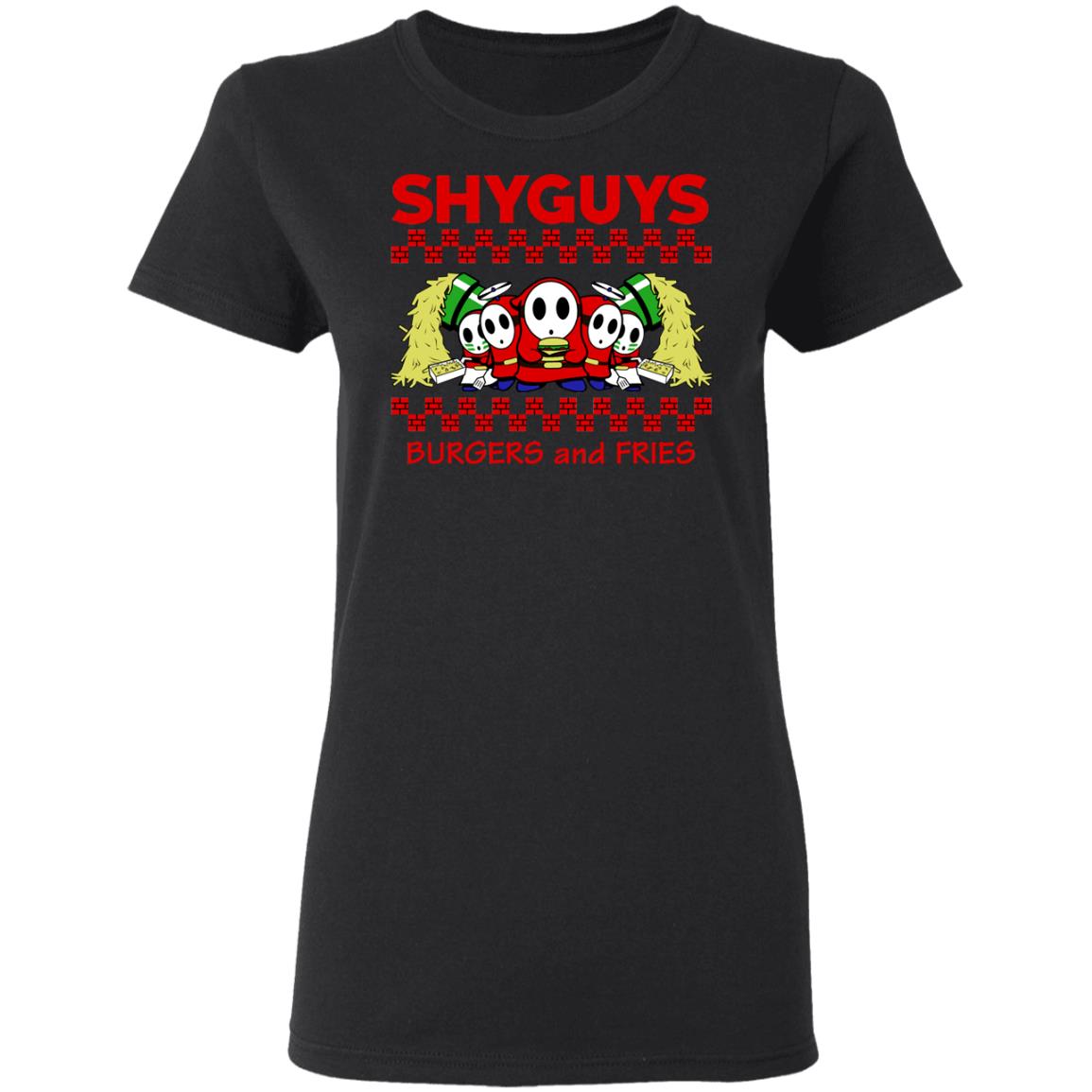 Shyguys Burgers And Fries Shirt, Hoodie, Tank
