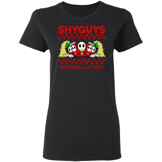 Shyguys Burgers And Fries Shirt, Hoodie, Tank