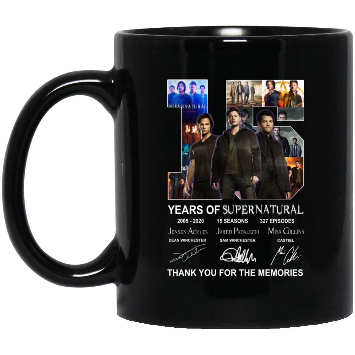 15 Years Of Supernatural Thank You For My Memories Mug