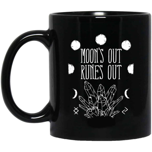 
	Moon’s Out Runes Out Mug