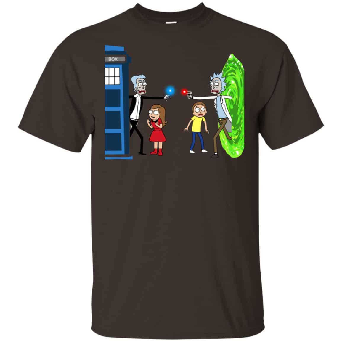 Doctor Who VS Rick And Morty Mashup T-Shirts, Hoodie, Sweater