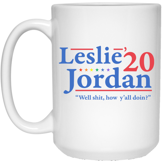 Leslie Jordan 2020 Well Shit How Y’all Doin Mug