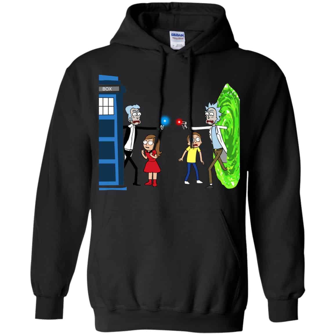 Doctor Who VS Rick And Morty Mashup T-Shirts, Hoodie, Sweater