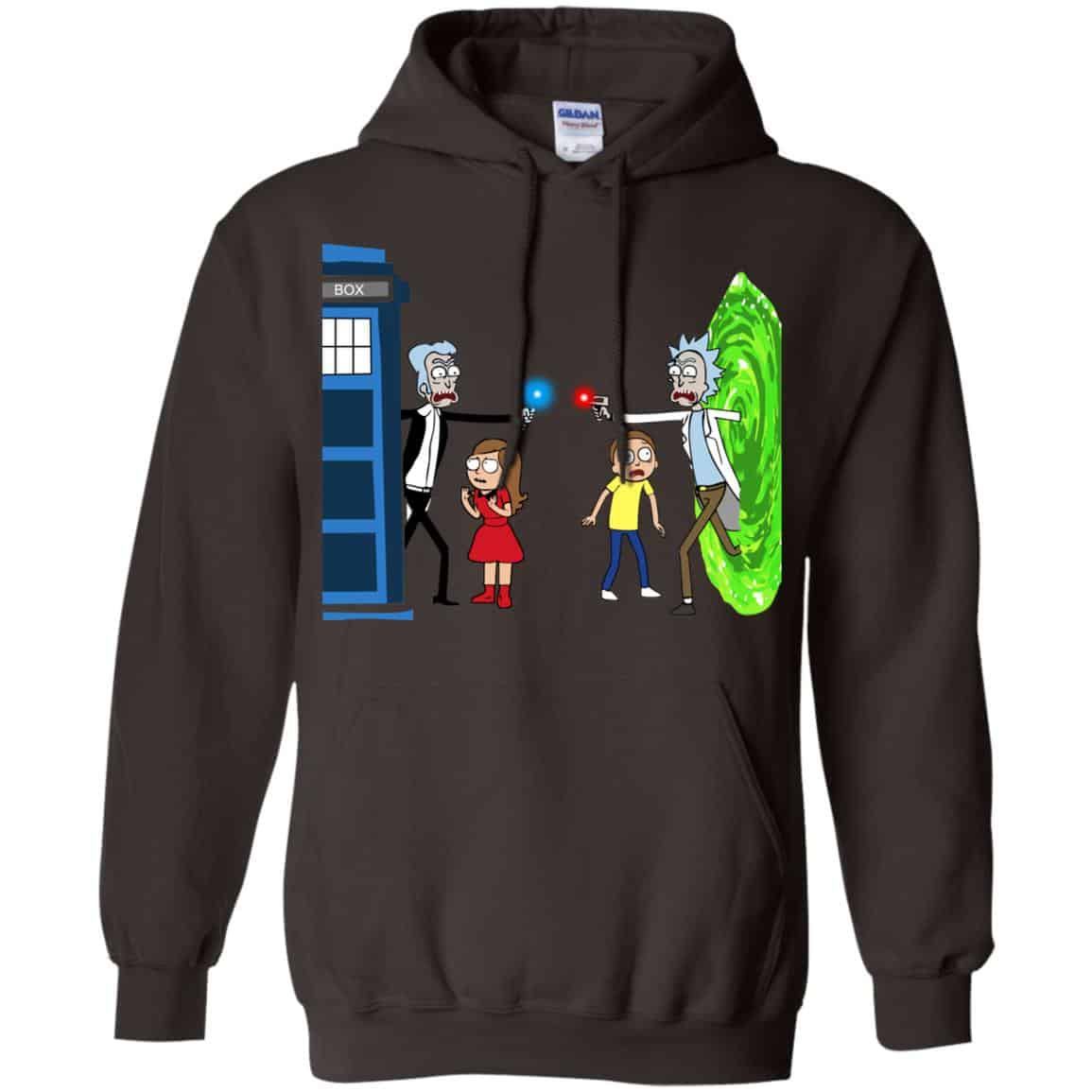Doctor Who VS Rick And Morty Mashup T-Shirts, Hoodie, Sweater