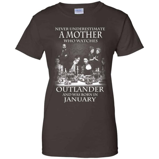 A Mother Who Watches Outlander And Was Born In January T-Shirts, Hoodie, Tank