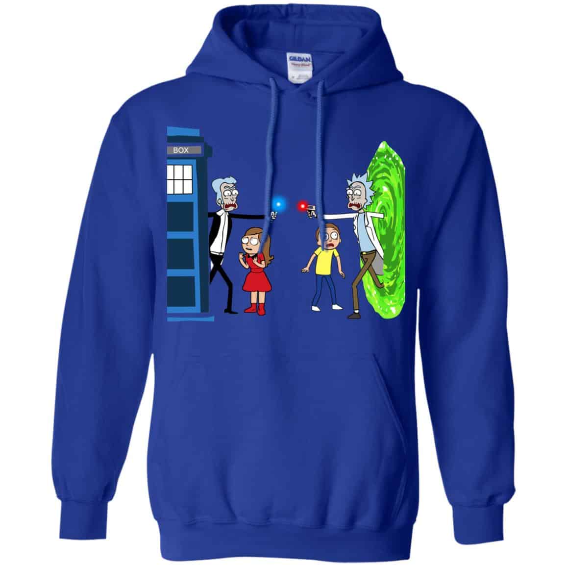Doctor Who VS Rick And Morty Mashup T-Shirts, Hoodie, Sweater