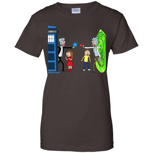 Doctor Who VS Rick And Morty Mashup T-Shirts, Hoodie, Sweater