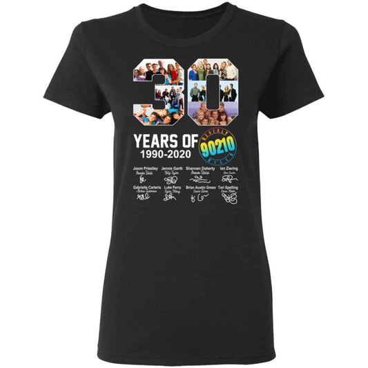 30 Years Of Beverly Hills 90210 1990 2020 Signature Shirt, Hoodie, Tank