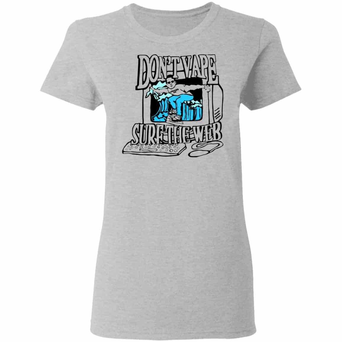 Caucasianjames Don’t Vape Surf The Web Shirt, Hoodie, Tank