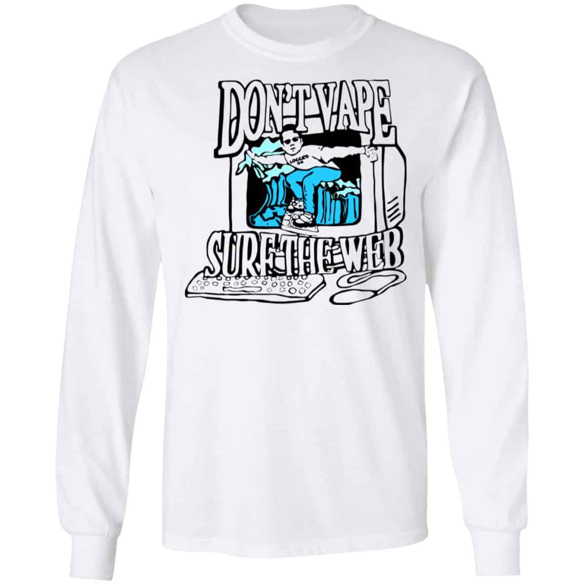 Caucasianjames Don’t Vape Surf The Web Shirt, Hoodie, Tank