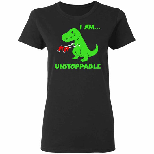 
	T-rex Dinosaur I Am Unstoppable T-shirt Xmas Shirt, Hoodie, Tank