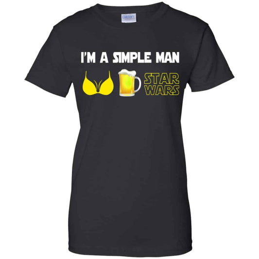 
	I’m A Simple Man Boobs Beer Star Wars Shirt, Hoodie, Tank