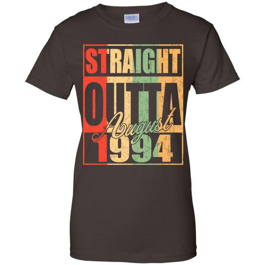 Vintage Straight Outta August 1994 Birthday T-Shirts, Hoodie, Tank