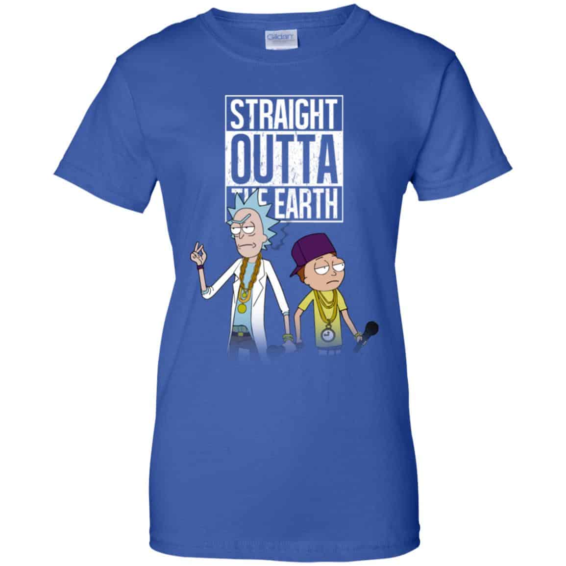 Rick And Morty: Straight Outta The Earth Shirt, Hoodie, Tank