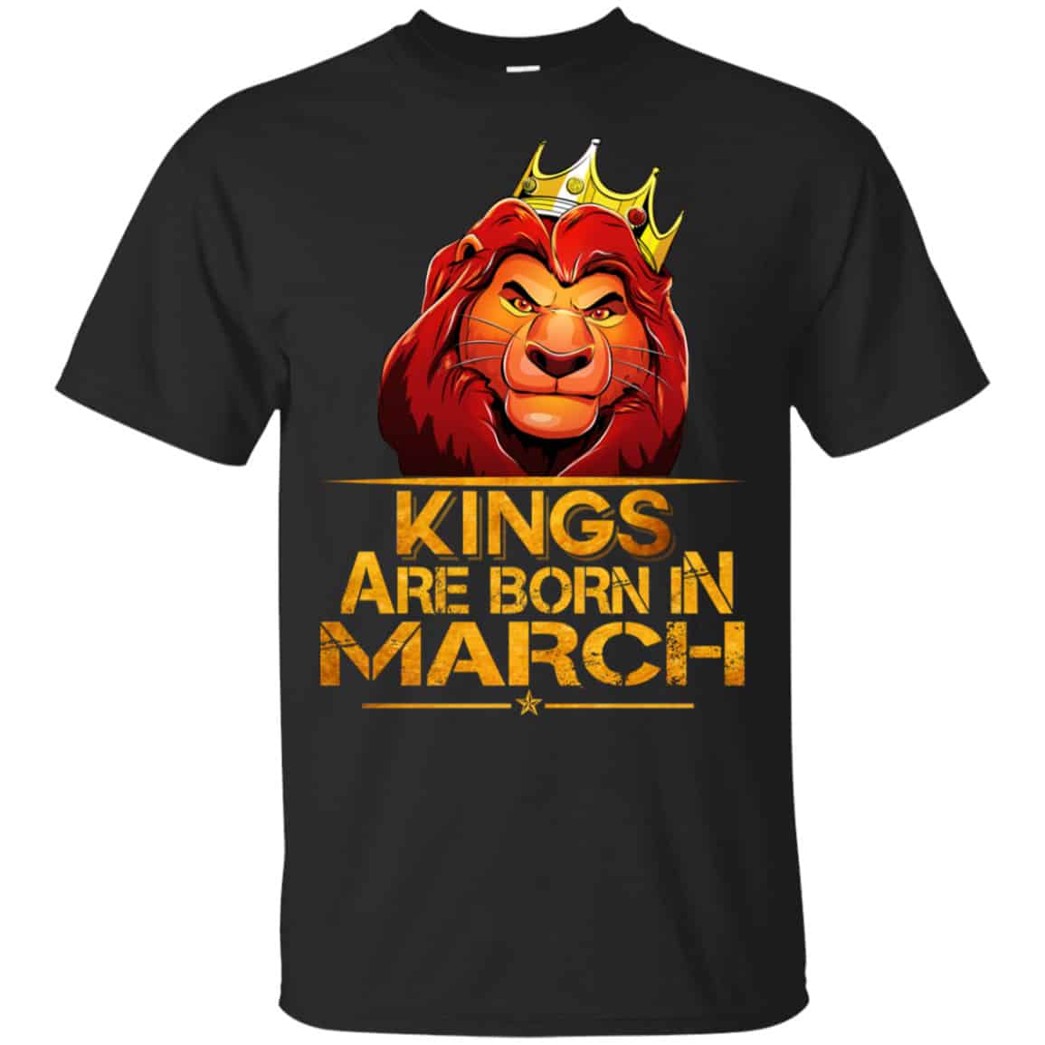 Lion King Are Born In March Shirt, Hoodie, Tank
